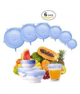 Silicon Cover Lids Food Fresh Saver Cover, Freezable, Microwavable Cover Stretchable Covers for Bowls, Cups, Pots - Image 2