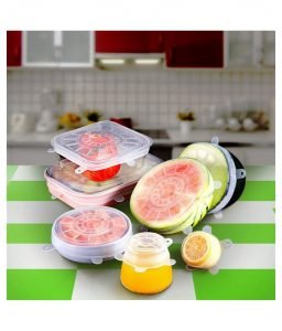 Silicon Cover Lids Food Fresh Saver Cover, Freezable, Microwavable Cover Stretchable Covers for Bowls, Cups, Pots