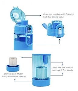 Alkaline Water Bottle hydrogen Generator Ionizer Purifier for Sport, Healthy and Fit Life Lifestyle (Multicolor) - Image 3
