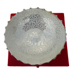 Brass Bowl With Silver Finish - 5 Inch