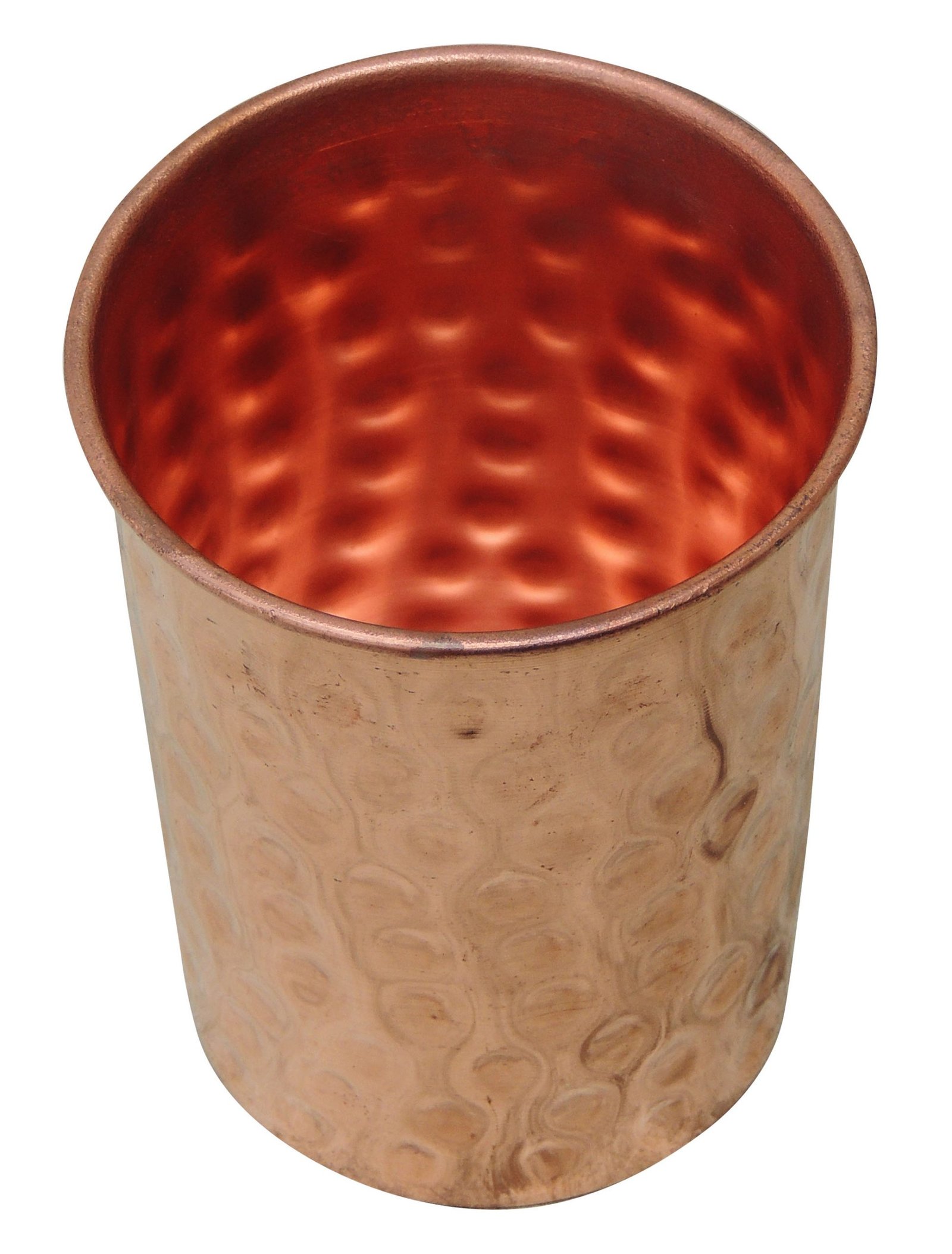 Copper Cup Glass Pure Seamless Drinking Copper Glass Set With 