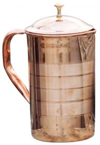 Pure Copper Jug 1.6 Litre  - 5*5*9 Inch