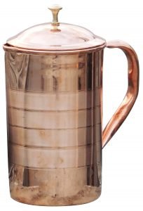 Pure Copper Jug 1.6 Litre  - 5*5*9 Inch - Image 2