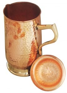 Pure Copper Jug 1.6 Litre  - 4*4*11 Inch - Image 2