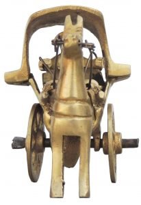 Brass Horse Cart - 3.8*1.8*2.3 Inch - Image 6