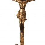 Brass Jesus On Cross- 4*3*12 Inch