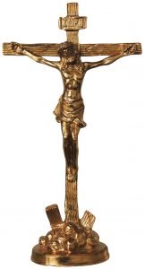 Brass Jesus On Cross- 4*3*12 Inch
