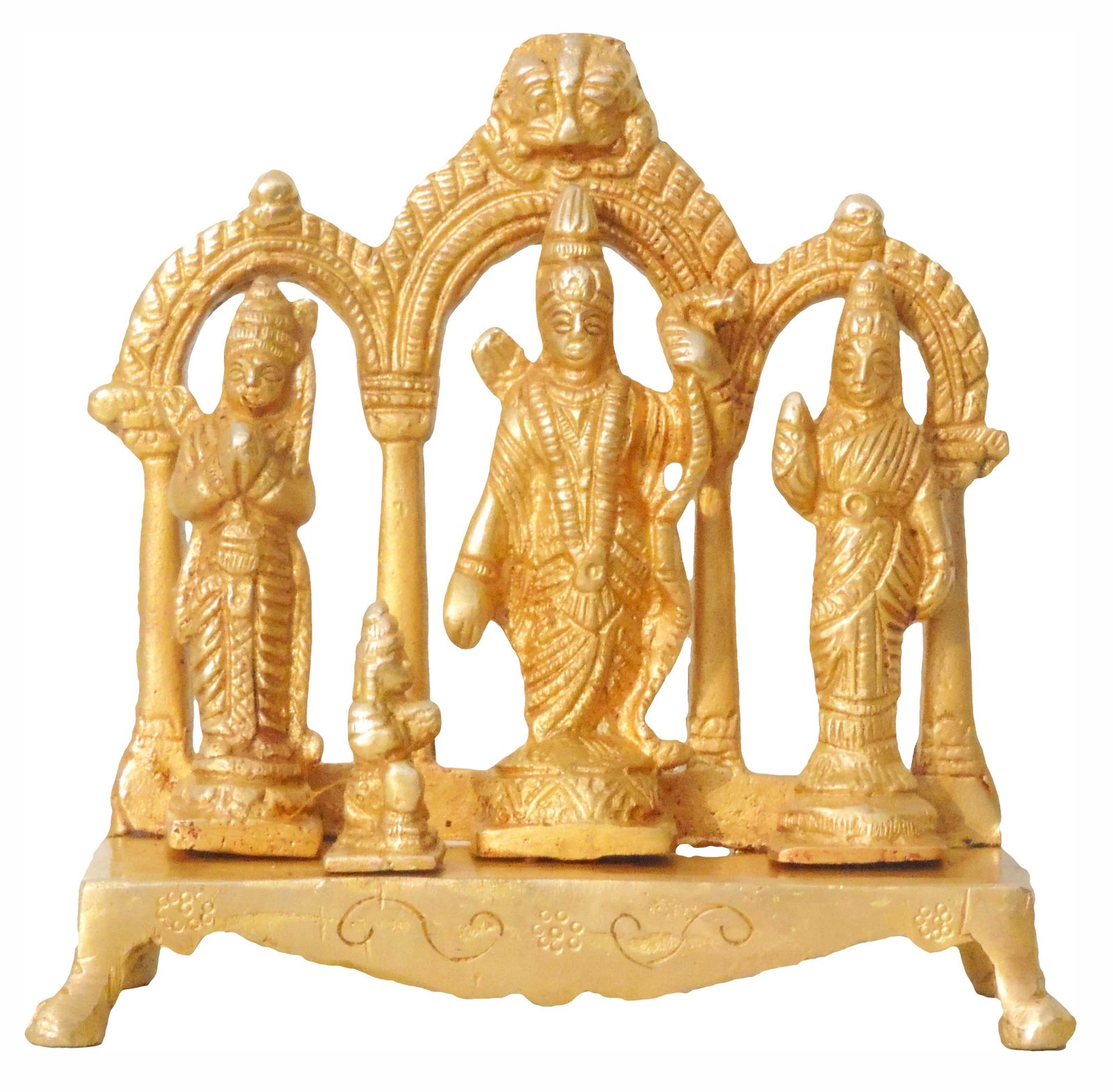 24 INCH Ram Darbar Brass Statue/idol, Indian Brass Art