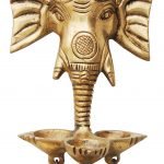Brass Wall hanging deepak Statue Murti Idol - 4.5*3.5*10 Inch