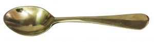 Pure Brass Spoon -6.3*1.4*0.6 Inch- 6 pcs - Image 2