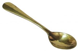 Pure Brass Spoon -6.3*1.4*0.6 Inch- 6 pcs - Image 3