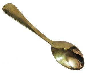 Pure Brass Spoon -6.3*1.4*0.6 Inch- 6 pcs - Image 4