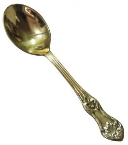 Pure Brass Spoon -6.3*1.4*0.6 Inch  - 6 pcs - Image 3