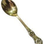 Pure Brass Spoon -6.3*1.4*0.6 Inch  - 6 pcs