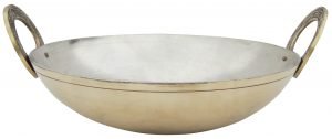 Brass Kadai With Kalai Work 2.5 liter - 10.5*10.5 Inch