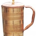 Pure Copper Jug 1.3 Litre  - 4.5*4.5*8 Inch