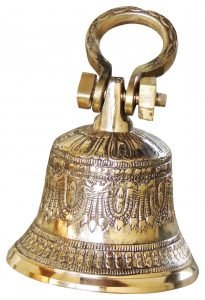 Brass Ganta Bell Temple Bell Embose - 3.5*3.5*5.5 Inch - Image 2
