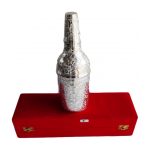 Brass Decorative Wine Bear Bottle - 12.5 Inch