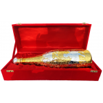 Shampion Bottle in Gold and Silver Finish 17 inch - Image 3