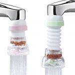 360 Degree Rotating Water Faucet Aerator Splash-Proof Filter/Anti-Splash Expandable Head Nozzle/Bathroom Tap Adjustable Sprinkler/tap Shower/Water Saving Device -  set of 2 Nozzle