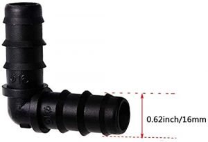 Drip Irrigation Elbow 16mm Black (50 Pcs) - Image 5