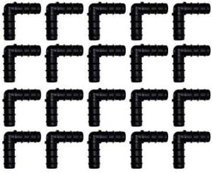 Drip Irrigation Elbow 16mm Black (50 Pcs) - Image 2