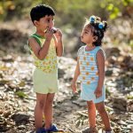 Organic Comfort Wear - 100% Organic Cotton Top and Shorts Set For Kids (Sunny Bliss, 1 - 2 Year) - Image 3