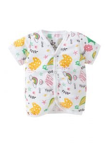 Organic Muslin Jhabla for Babies Newborn Clothes Ultrasoft Organic Cotton Jhabla Set Unisex Summer Vest for Infants Gift Set GOTS Certified 0- 3 months - Image 4