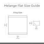 100% Cotton Premium 300 TC Bedsheets with 2 Pillow Covers, Melange Collection (California King, Stone) - Image 3