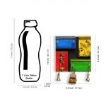 Warli Handpainted Recycled Wood Home Decorative Keychain Holder Key Hangers Key Stand & Wooden Hanging Key Holder for Wall - Image 5