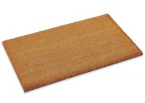 Natural Coir Solid Brown Rectangular Door Mat, Waterproof, Low Profile All-Purpose Entryway Rug Quickdry with Anti-Slip Rubber Backing for Indoor and Outdoor Use (100cm x 50cm) - Image 4
