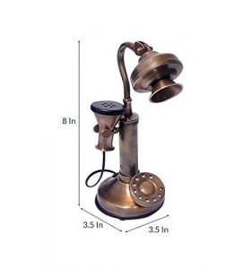 Landline telephone Vintage Collection Antique Swan Design Brass Decorative Showpiece - Image 2