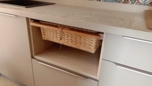 Wicker Basket For Modular Kitchen | Pull Out Basket for Onion, Potato - Image 3