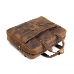 Real  Leather Travel Laptop/MacBook Messenger Bag for Men - Image 3