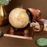 Crafts Elephant Globe Rajasthani Home Decor Handicrafts | Home Decorative Items in Living Room, Bedroom | Showpiece Gifts - Image 5