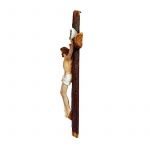 16 inch Polymarble Holy Cross showpiece Idol Catholic Wall Decorative Christian Statues Figurine for Home Decor Craft for House Warming for Living Room (Multicolor) - Image 3