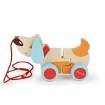 Wooden Bruno- The Dog Pull Along Toy (1 Year+) with Attached String- Encourage Walking, Develop Hand-Eye Coordination, Build Gross Motor Skills - Image 3