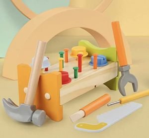 Wooden Dismantling Tools Kit Mechanical Toy Set for Kids - Image 2