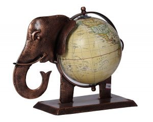Crafts Elephant Globe Rajasthani Home Decor Handicrafts | Home Decorative Items in Living Room, Bedroom | Showpiece Gifts - Image 4