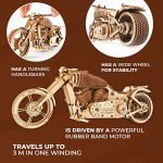 Bike VM-02 | Mechanical 3D Wooden Gear Puzzles for Kids | Building Toys for Kids| STEM Learning DIY Kits for Adults | Bike Model Kit | STEM Projects for Kids | Kids DIY Projects - Image 5