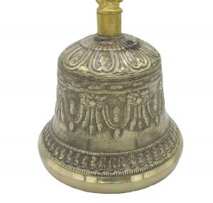 Brass Tibetan Om Bell Fengshui Vastu Meditation Healing Spiritual Gifting Handicraft Product for Home, Office & Buddhist Temple (Big Size) - Image 6